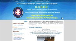 Desktop Screenshot of ecolenaturopathie-ucshe.com